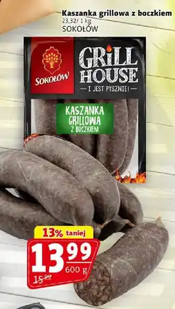 Prim Market Kaszanka grillowa z boczkiem 600g Sokołów oferta