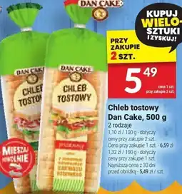 Twój Market Chleb tostowy Dan Cake, 500 g oferta
