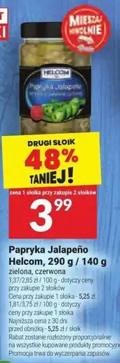 Twój Market Papryka Jalapeño Helcom, 290 g / 140 g oferta