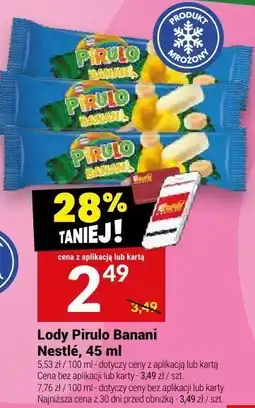 Twój Market Lody Pirulo Banani Nestlé, 45 ml oferta