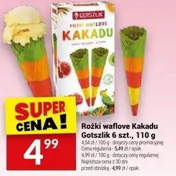 Twój Market Rożki waflowe Kakadu Gotszlik, 6 szt., 110 g oferta