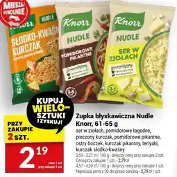 Twój Market Zupka błyskawiczna Nudle Knorr, 61-65 g oferta