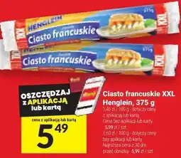 Twój Market Ciasto francuskie XXL Henglein, 375 g oferta