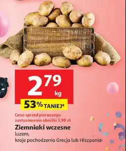 Auchan Ziemniaki wczesne grecja oferta