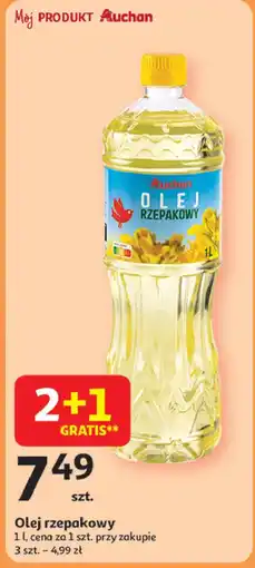 Auchan Olej rzepakowy Auchan oferta