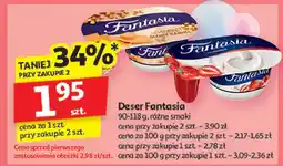 Auchan Jogurt kremowy chrupiący słony karmel Danone fantasia oferta
