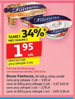 Auchan Jogurt z truskawkami Danone fantasia oferta
