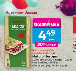 Auchan Makaron lasagne Auchan oferta