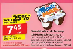 Auchan Deser śmietankowy Zott monte white oferta