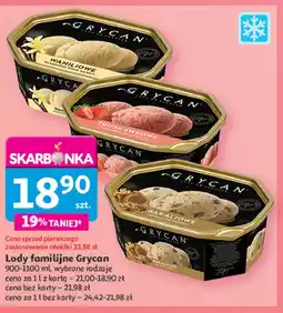 Auchan Lody waniliowe Grycan oferta