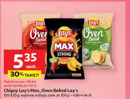 Auchan Chipsy jogurt z ziołami Lay's oven baked (prosto z pieca) Frito lay lay's oferta