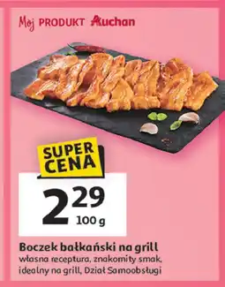 Auchan Boczek bałkański na grill oferta