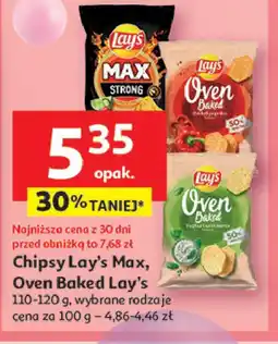 Auchan Chipsy jogurt z ziołami Lay's oven baked (prosto z pieca) Frito lay lay's oferta