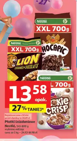 Auchan Płatki śniadaniowe Nestle lion oferta