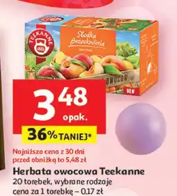 Auchan Herbata słodka brzoskwinia Teekanne oferta
