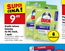 Twój Market Krążki żelowe limonka do WC Duck oferta
