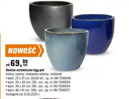OBI Donica ceramiczna Egg pot oferta