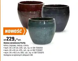 OBI Donica ceramiczna Portly oferta