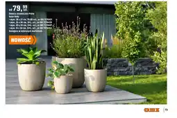 OBI Donica ceramiczna Preto oferta