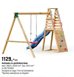 OBI Huśtawka ze zjeżdżalnią Domi oferta