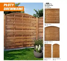 OBI Płoty drewniane Bjork oferta