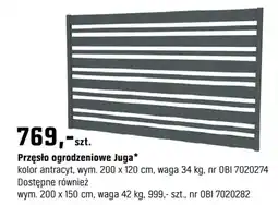 OBI Przęsło ogrodzeniowe Juga oferta