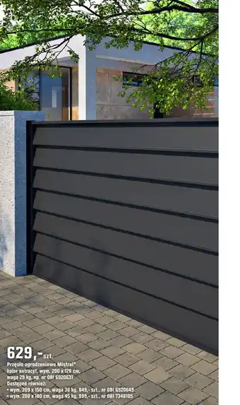 OBI Przęsło ogrodzeniowe Mistral oferta