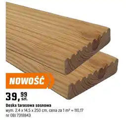 OBI Deska tarasowa sosnowa oferta