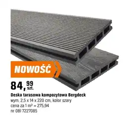 OBI Deska tarasowa kompozytowa Bergdeck oferta