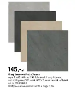OBI Gresy tarasowe Pietra Serena oferta