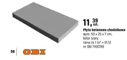 OBI Płyta betonowa chodnikowa oferta