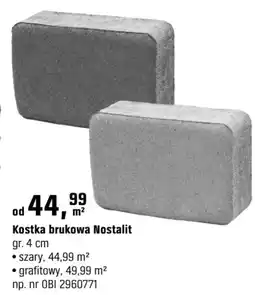 OBI Kostka brukowa Nostalit oferta