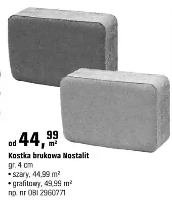 OBI Kostka brukowa Nostalit oferta
