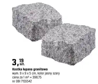 OBI Kostka łupana granitowa oferta