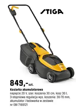 OBI Kosiarka akumulatorowa oferta