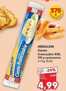 Kaufland HENGLEIN Ciasto francuskie XXL oferta