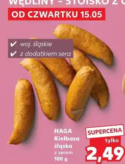 Kaufland HAGA Kiełbasa śląska z serem oferta