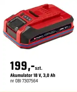 OBI Akumulator 18 V, 3,0 Ah oferta