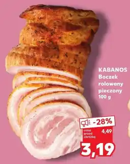 Kaufland KABANOS Boczek rolowany pieczony oferta
