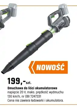 OBI Dmuchawa do liści akumulatorowa oferta