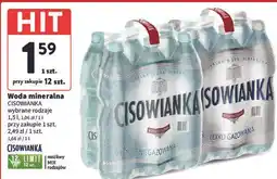 Intermarche Woda lekko gazowana Cisowianka oferta