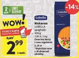 Intermarche Makaron spaghetti Lubella oferta