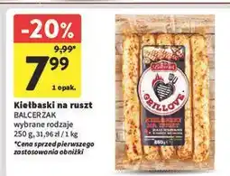 Intermarche Kiełbaski na ruszt w papryce Balcerzak Grillove oferta