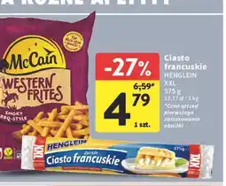 Intermarche Ciasto francuskie xxl Henglein oferta