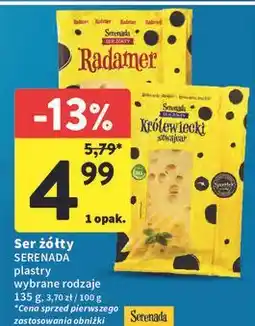 Intermarche Ser królewiecki szwajcar plastry Serenada oferta