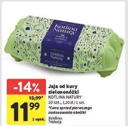 Intermarche Jaja od kury zielononóżki Kotlina Natury oferta