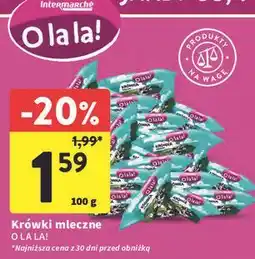 Intermarche Krówki mleczne O La La! oferta