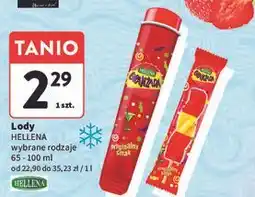 Intermarche Lód w tubce Hellena Oranżada oferta