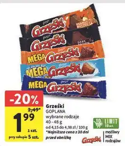 Intermarche Wafelek dark brown Grześki Na Krawędzi oferta