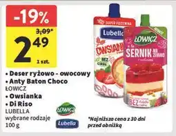Intermarche Owsianka z bananami i truskawkami Lubella oferta